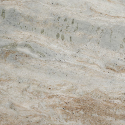 Allyson 32" Round Medium Brown Wood w/ Pink Marble Top Bistro Table