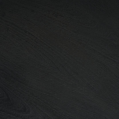 Sonel Matte Black Wood Pedestal Foyer Table