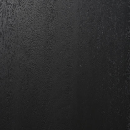 Grier 65" Black Wood w/ Black Cane Console Table