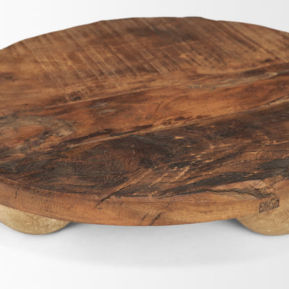 Kerra Small Solid Reclaimed Wood Tray