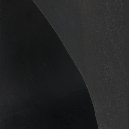 Cove Dark Brown Sculptural Open Side Table