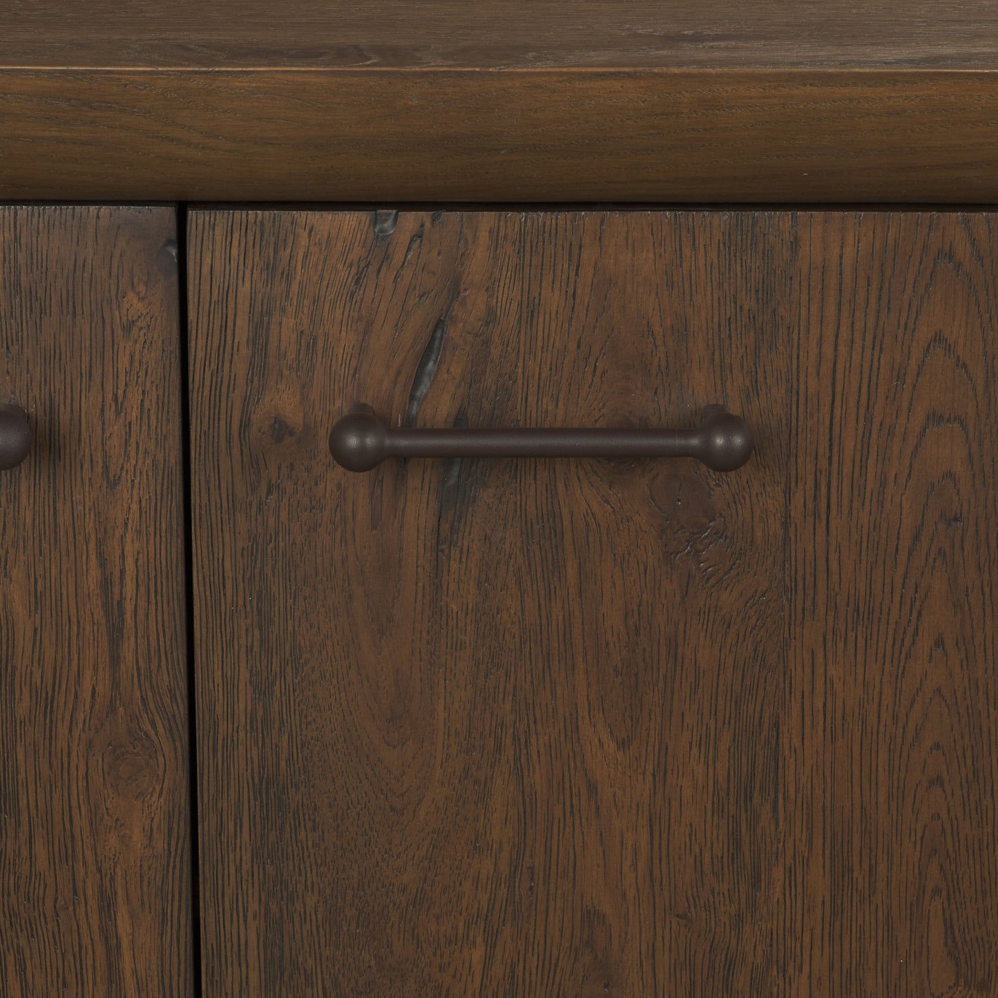 Belford 94" Dark Brown Oak Wood Media Console