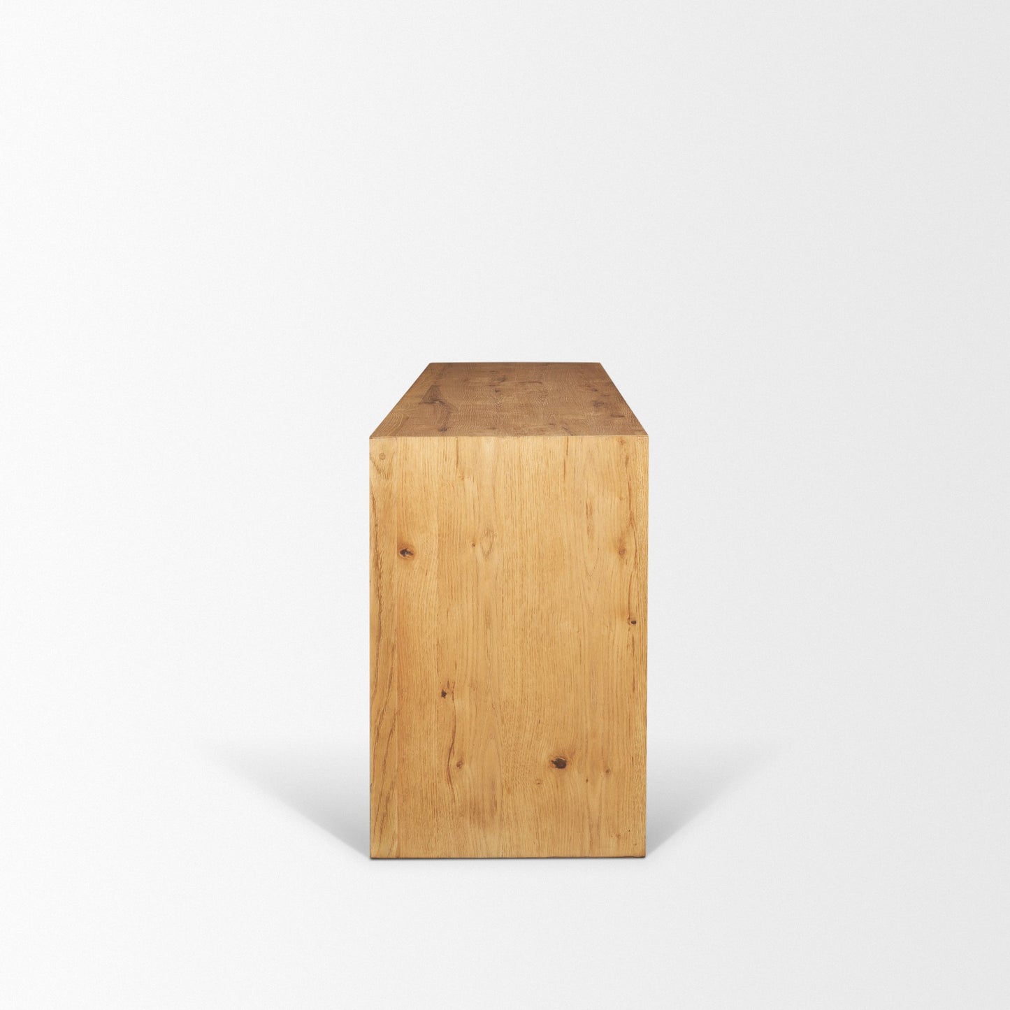 Belford 72" Light Brown Oak Wood Console Table