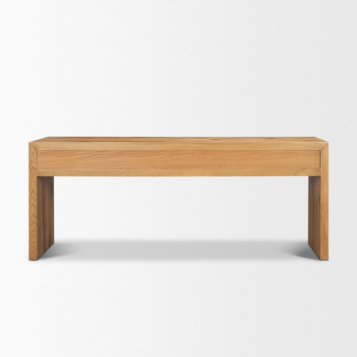 Belford 72" Light Brown Oak Wood Console Table