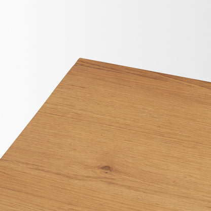 Belford 6-Drawer Light Brown Oak Wood Dresser