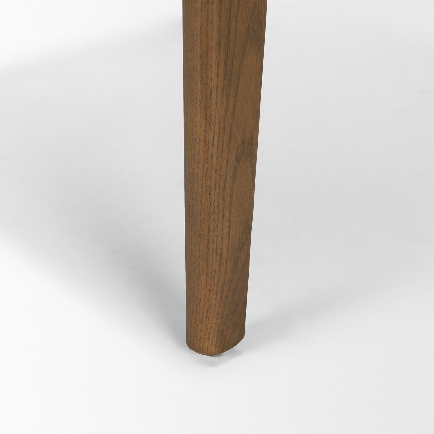 Reid Framed Brown Cane Cream Fabric Dining Armchair