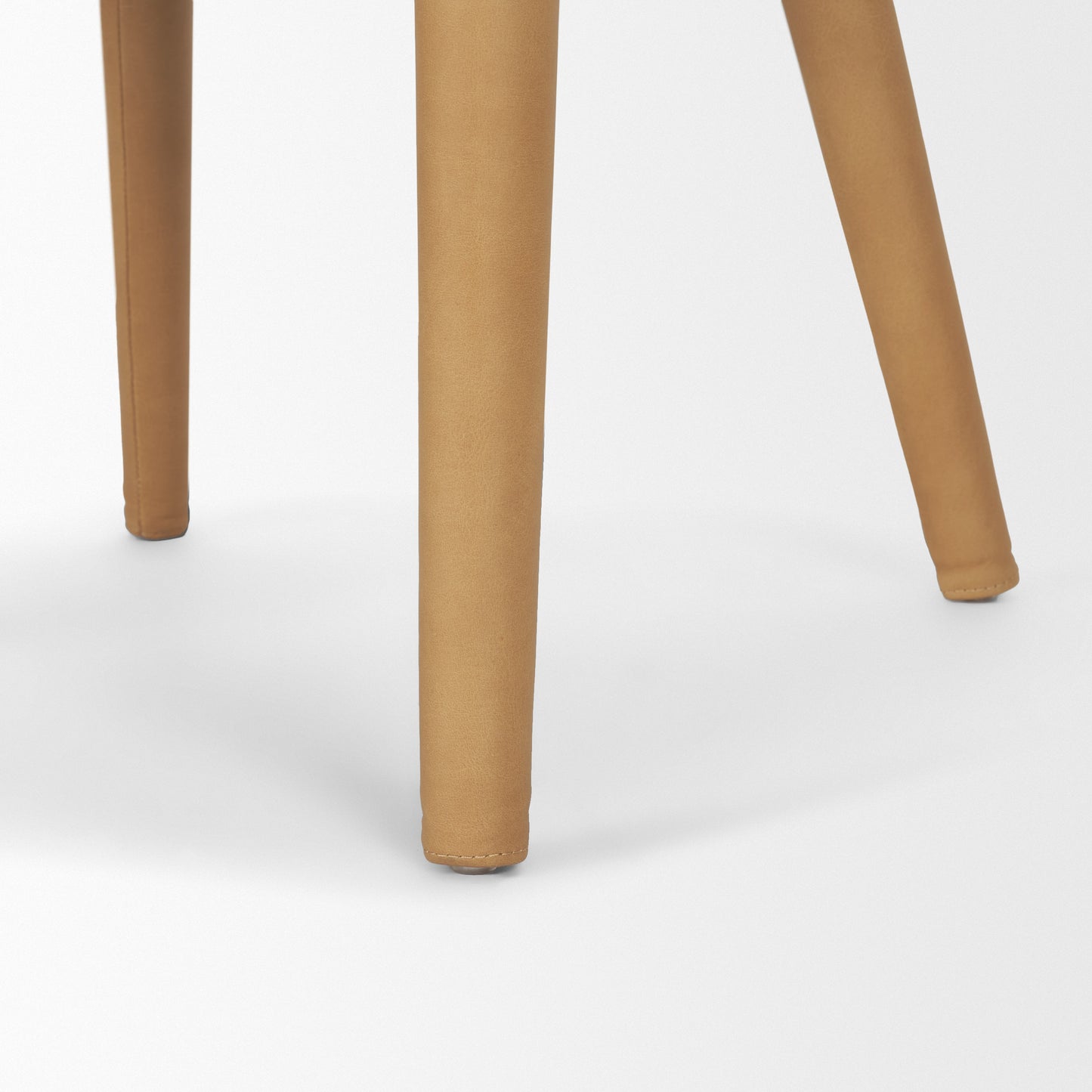 Nolan Slope Tan Leather Dining Chair