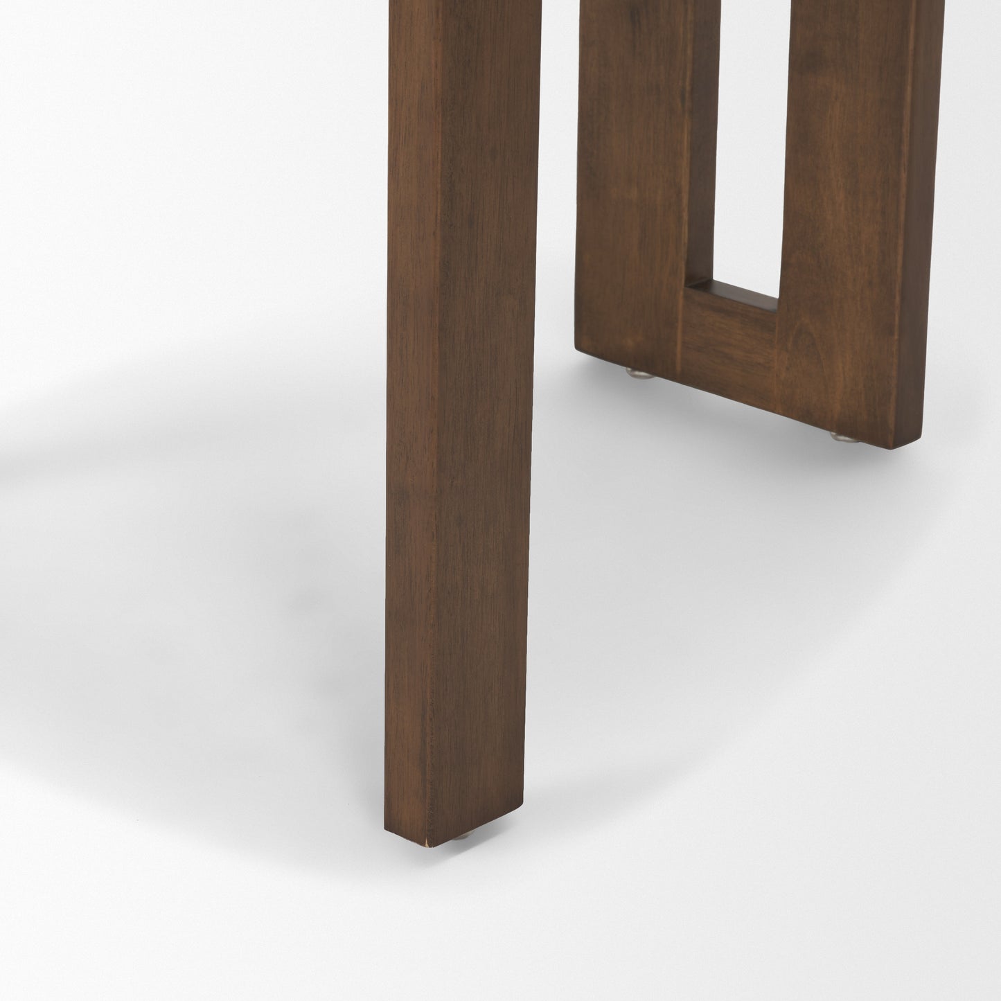 Tribeca Curve Open Back Mocha Fabric Tripod Frame Dining Chair