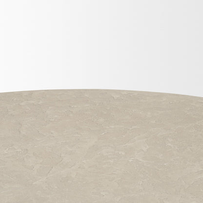 Mesa 48" Round Stone Finish Coffee Table