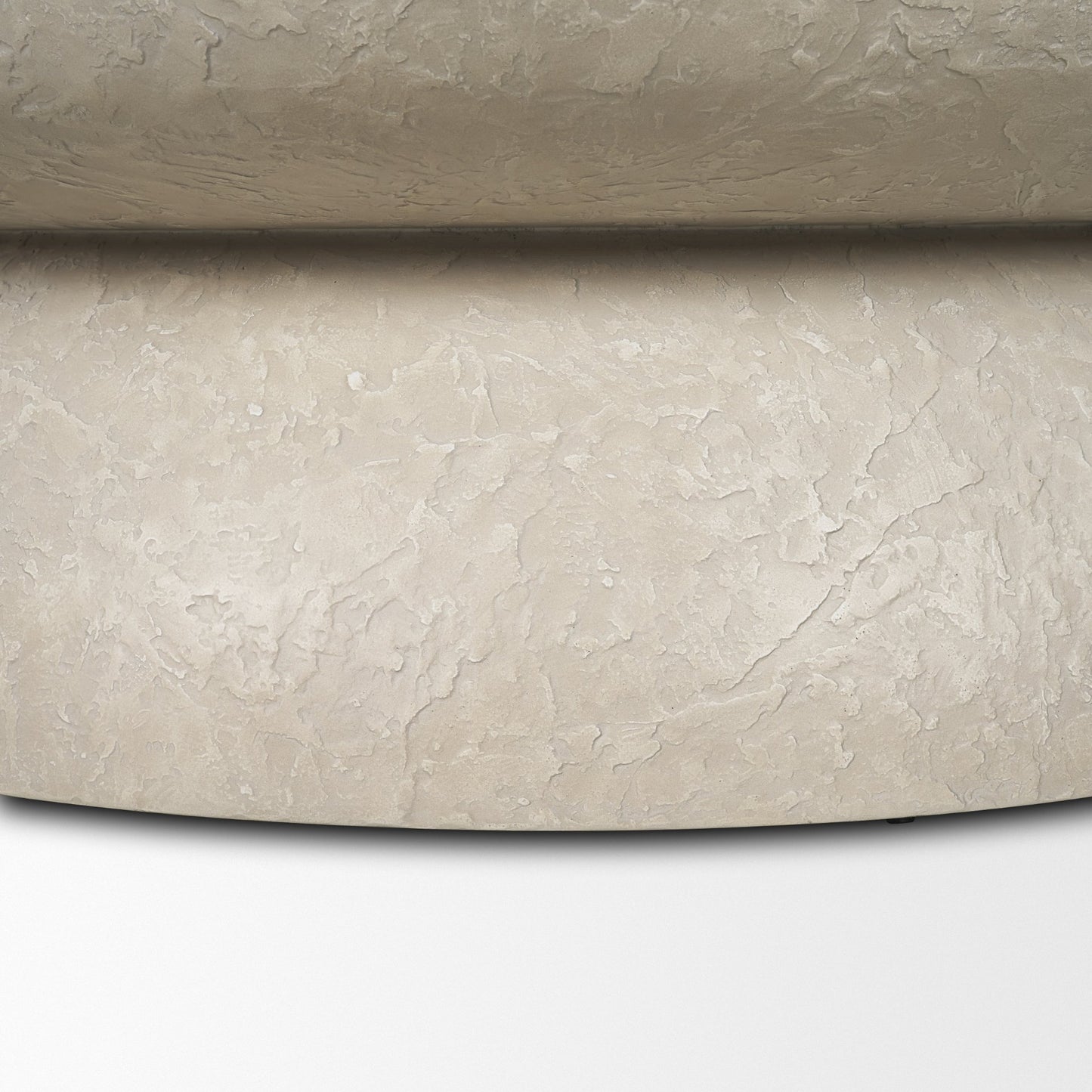 Mesa 48" Round Stone Finish Coffee Table