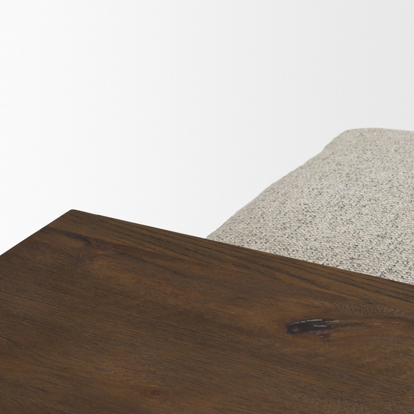 Trayden Gray Fabric w/ Brown Slider Top Coffee Table 55.0X 37.0X 46.0 (cm)