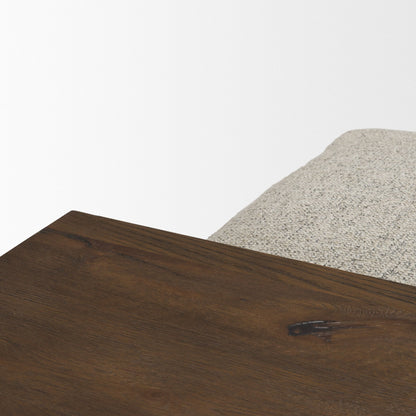 Trayden Gray Fabric w/ Brown Slider Top Coffee Table 55.0X 37.0X 46.0 (cm)