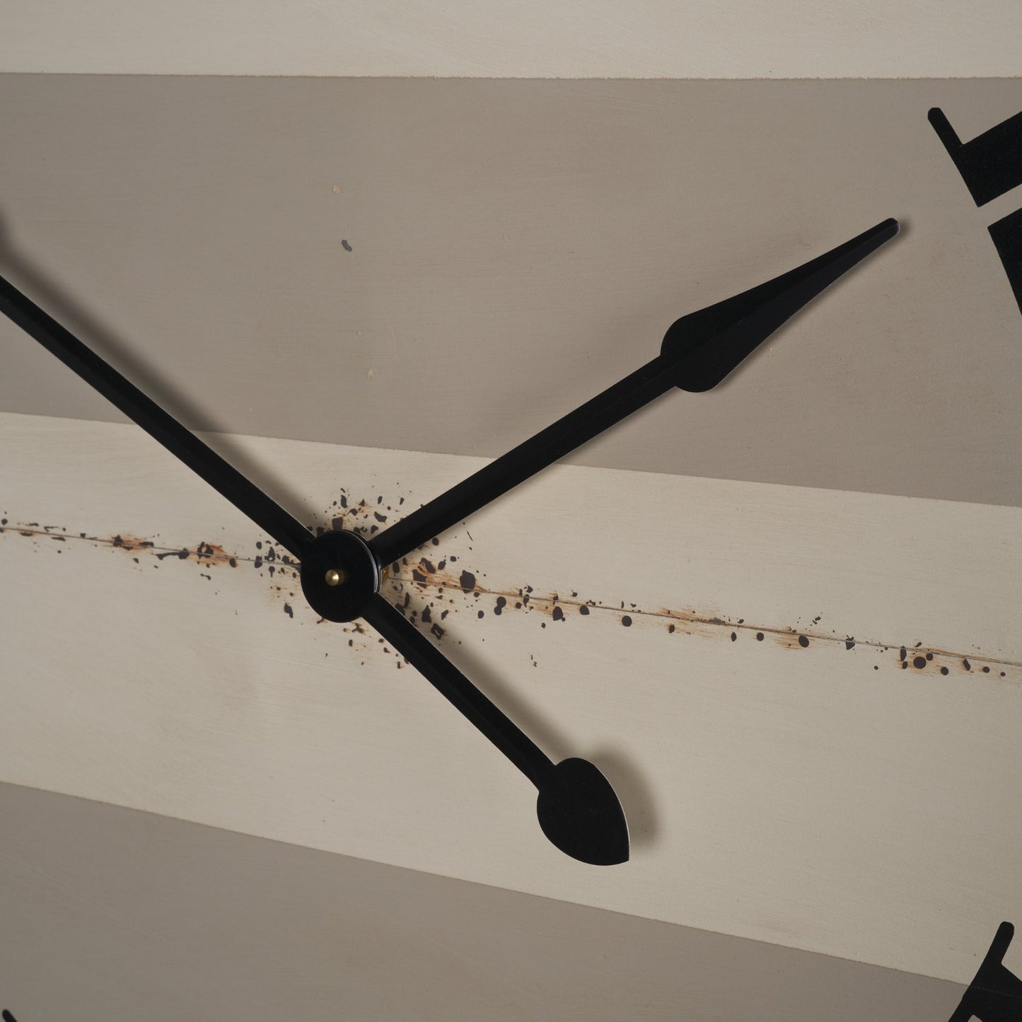 Belton 41.5" Round Oversize Farmhouse Wall Clock