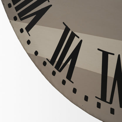 Belton 41.5" Round Oversize Farmhouse Wall Clock