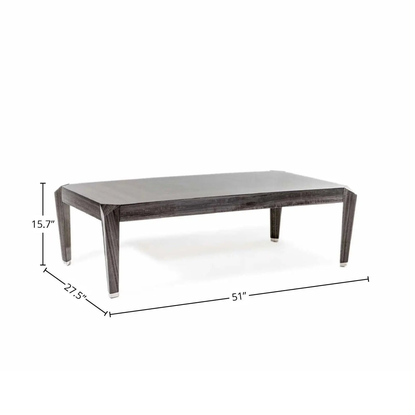 St. Tropez Sleek Rectangular Coffee Table