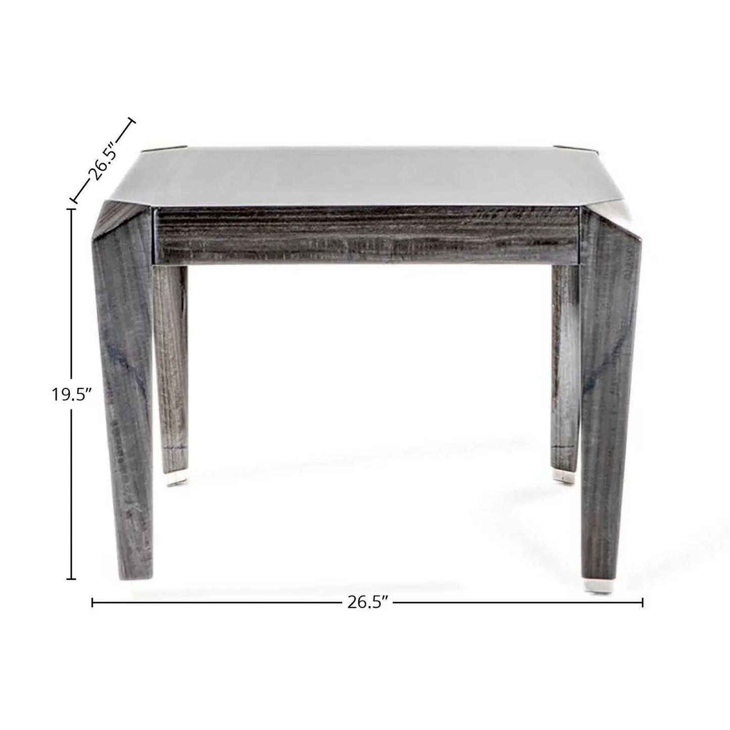 St Tropez Square End Table | Chic and Sophisticated