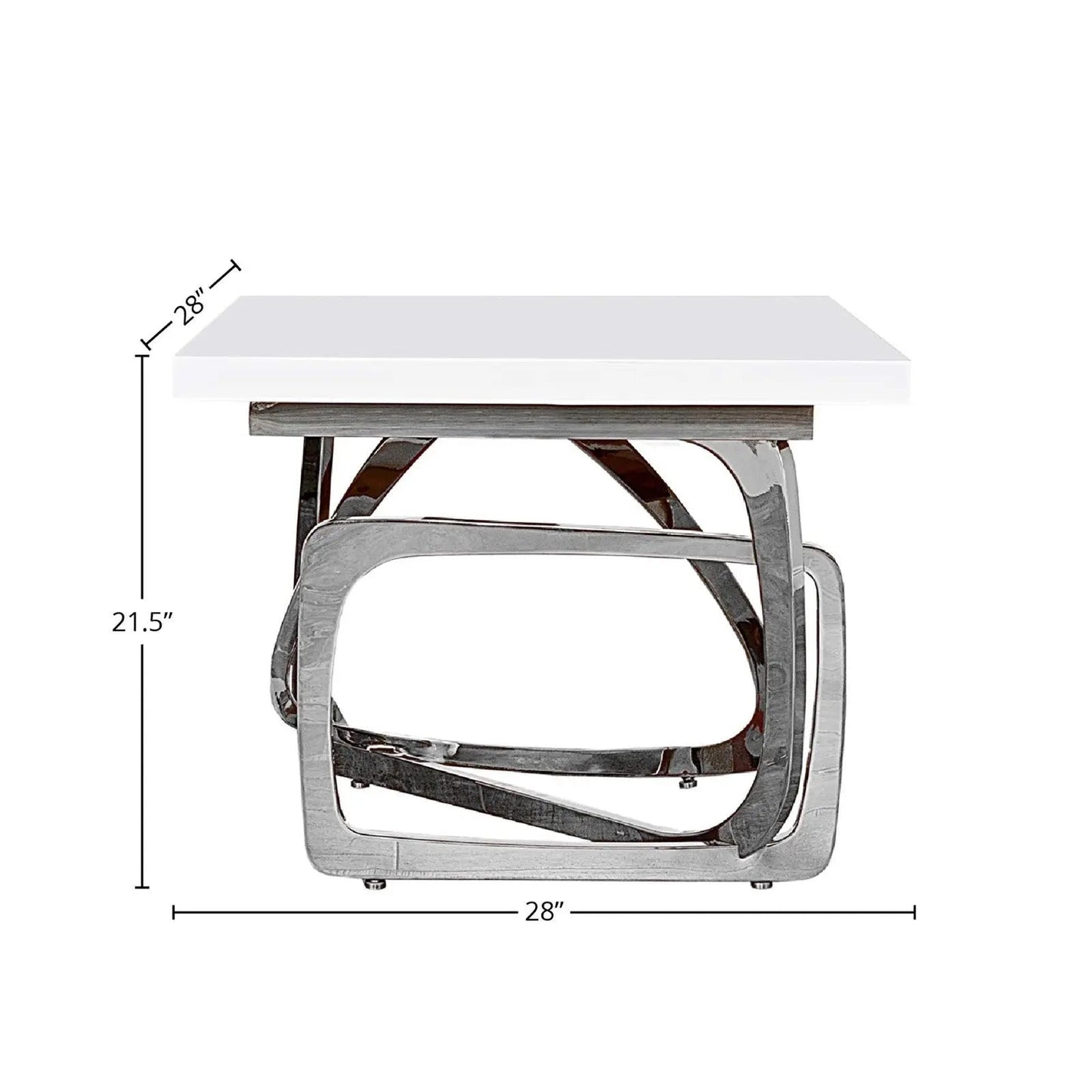 Flow Silver End Tables | Sleek and Stylish Set