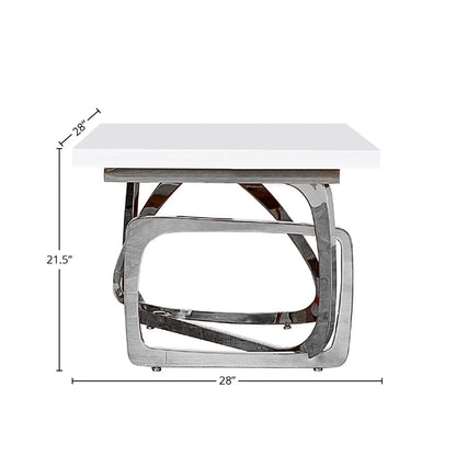 Flow Silver End Tables | Sleek and Stylish Set