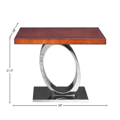 Onyx Silver End Tables | Modern Minimalism