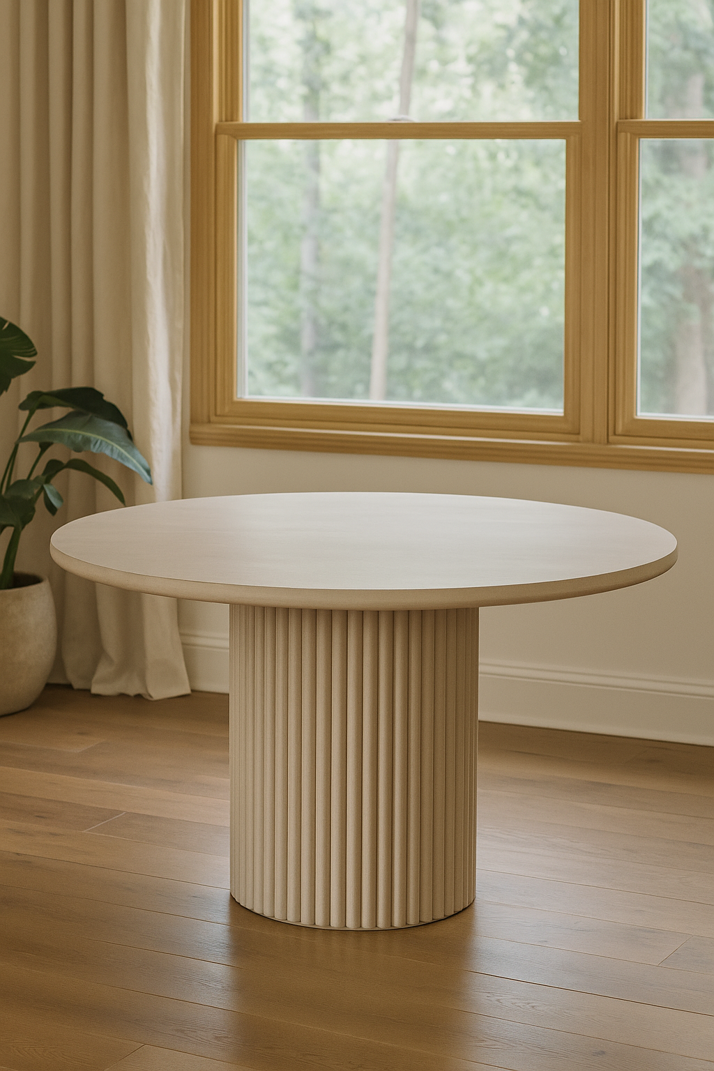 Forme 54" Round Mango Wood Dining Table