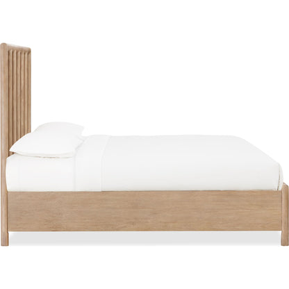Dorsey Wooden Two Drawer Storage Bed in Granola