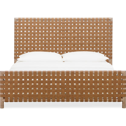 Modus Furniture Dorsey Woven Panel Bed in Granola and Ginger  NSPVK  Image 3