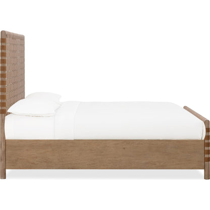 Dorsey Woven Panel Bed in Granola and Ginger