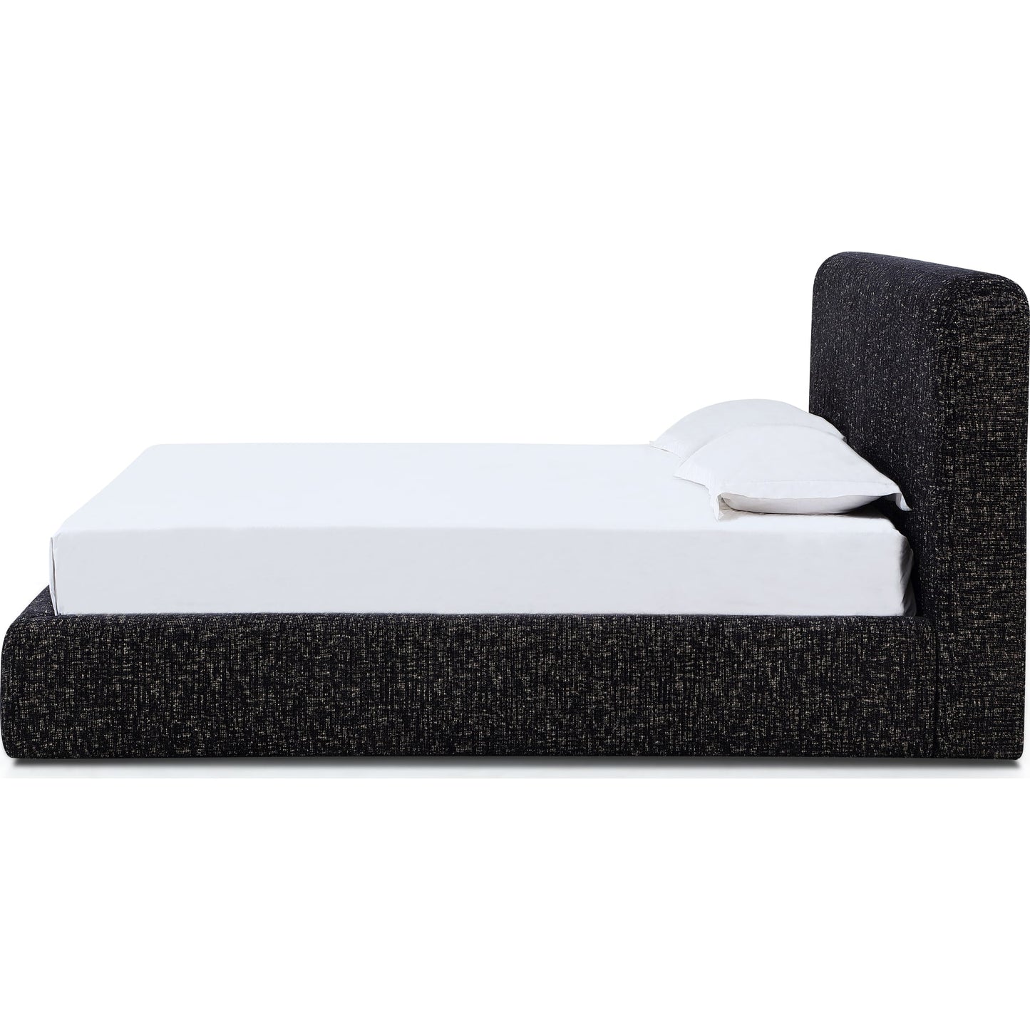 Elora Upholstered Platform Bed in Moonlight Chenille