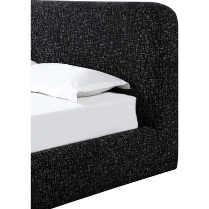Elora Upholstered Platform Bed in Moonlight Chenille