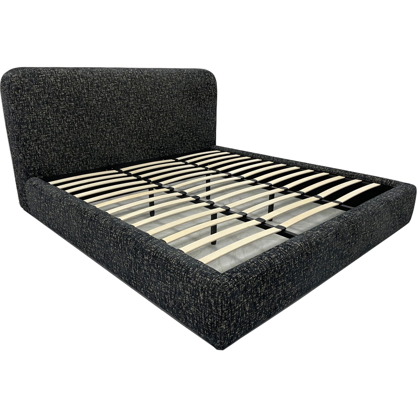 Elora Upholstered Platform Bed in Moonlight Chenille