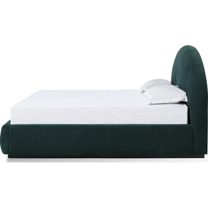 Flex Upholstered Bed in Emerald Chenille (2026)