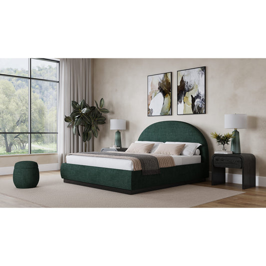 Flex Upholstered Bed in Emerald Chenille (2026)
