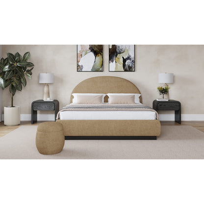 Flex Upholstered Bed in Porcini Chenille