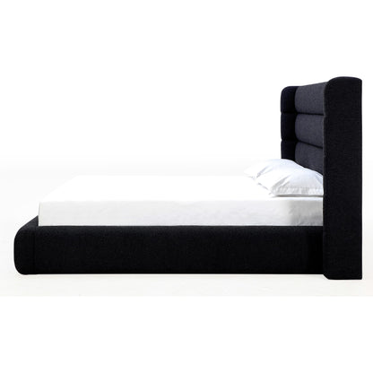 Frank Upholstered Wingback Platform Bed in Ember Boucle (2026)