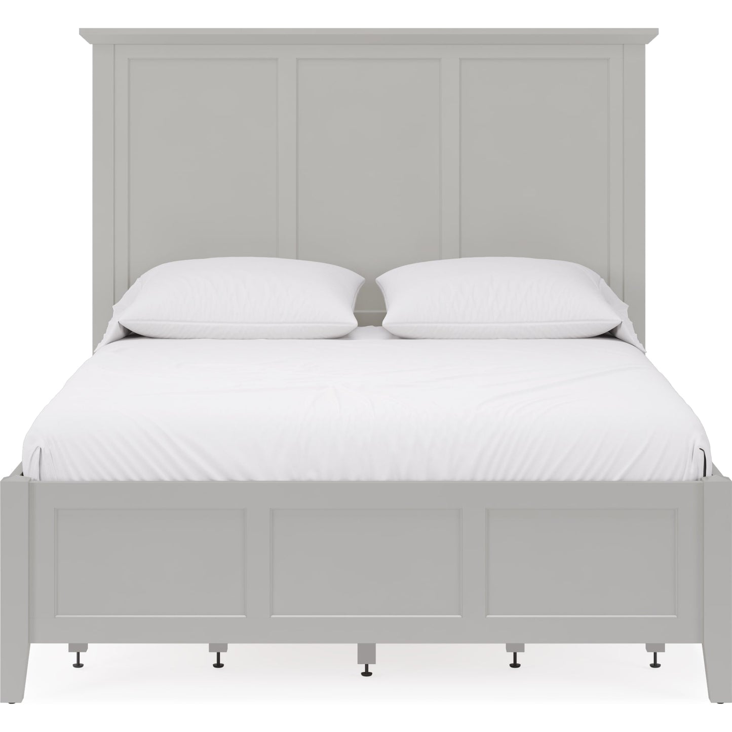 Grace Four Drawer Platform Storage Bed in Elephant Gray