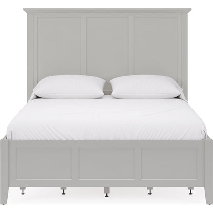 Grace Four Drawer Platform Storage Bed in Elephant Gray
