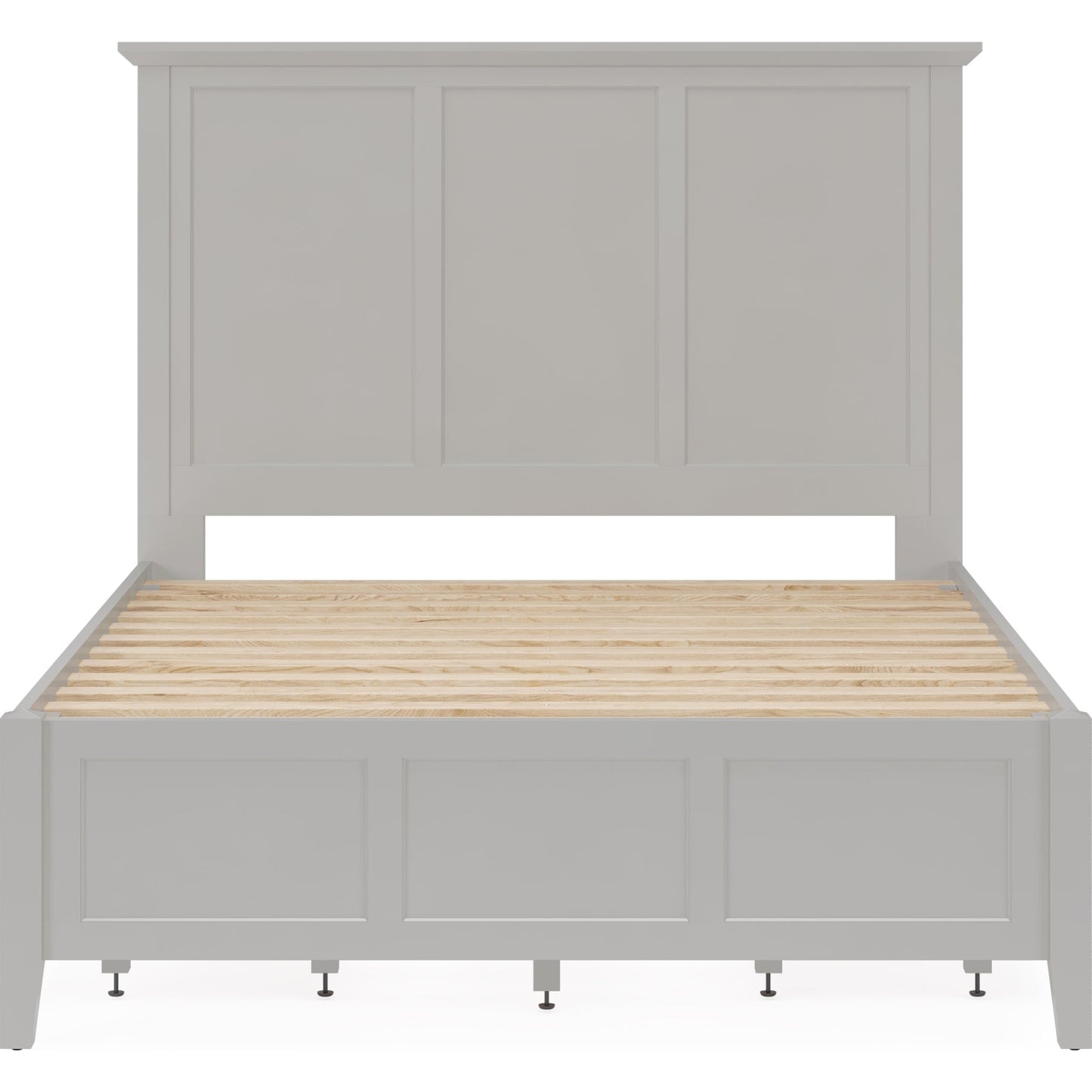 Grace Four Drawer Platform Storage Bed in Elephant Gray
