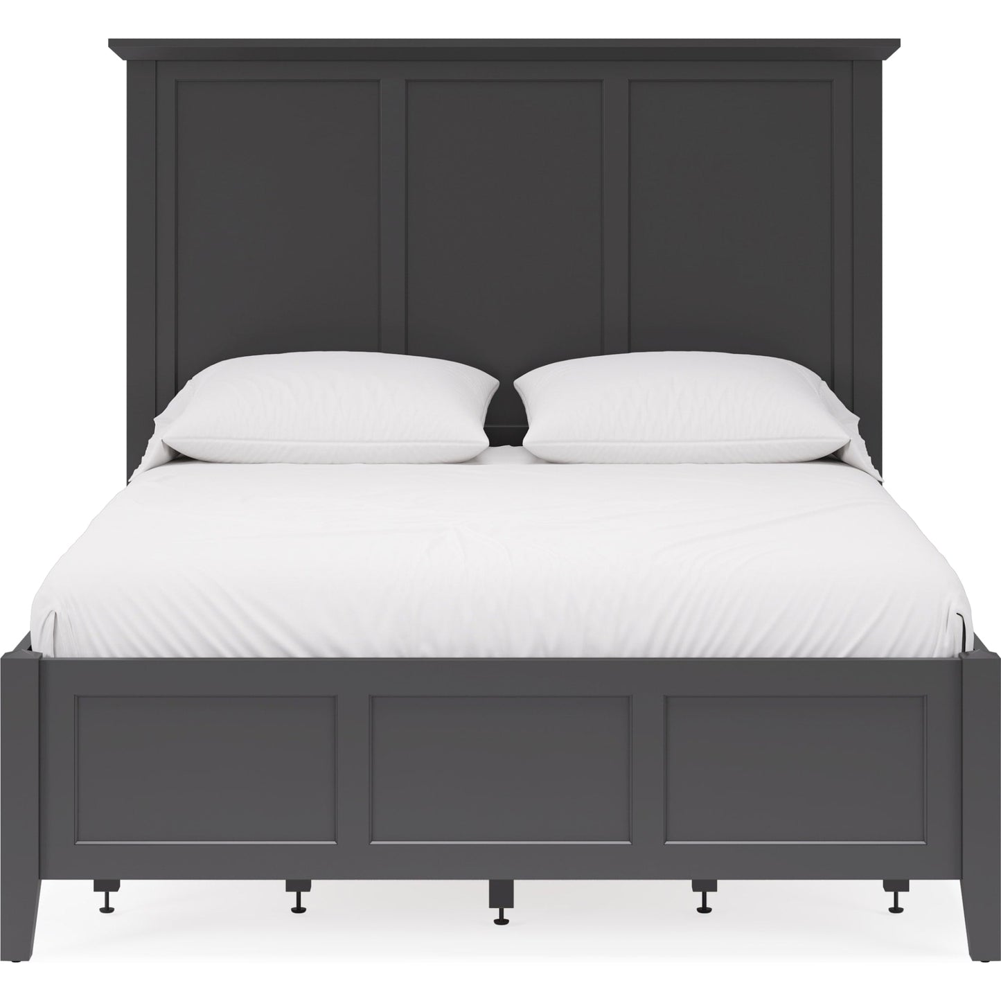Grace Four Drawer Platform Storage Bed in Raven Black