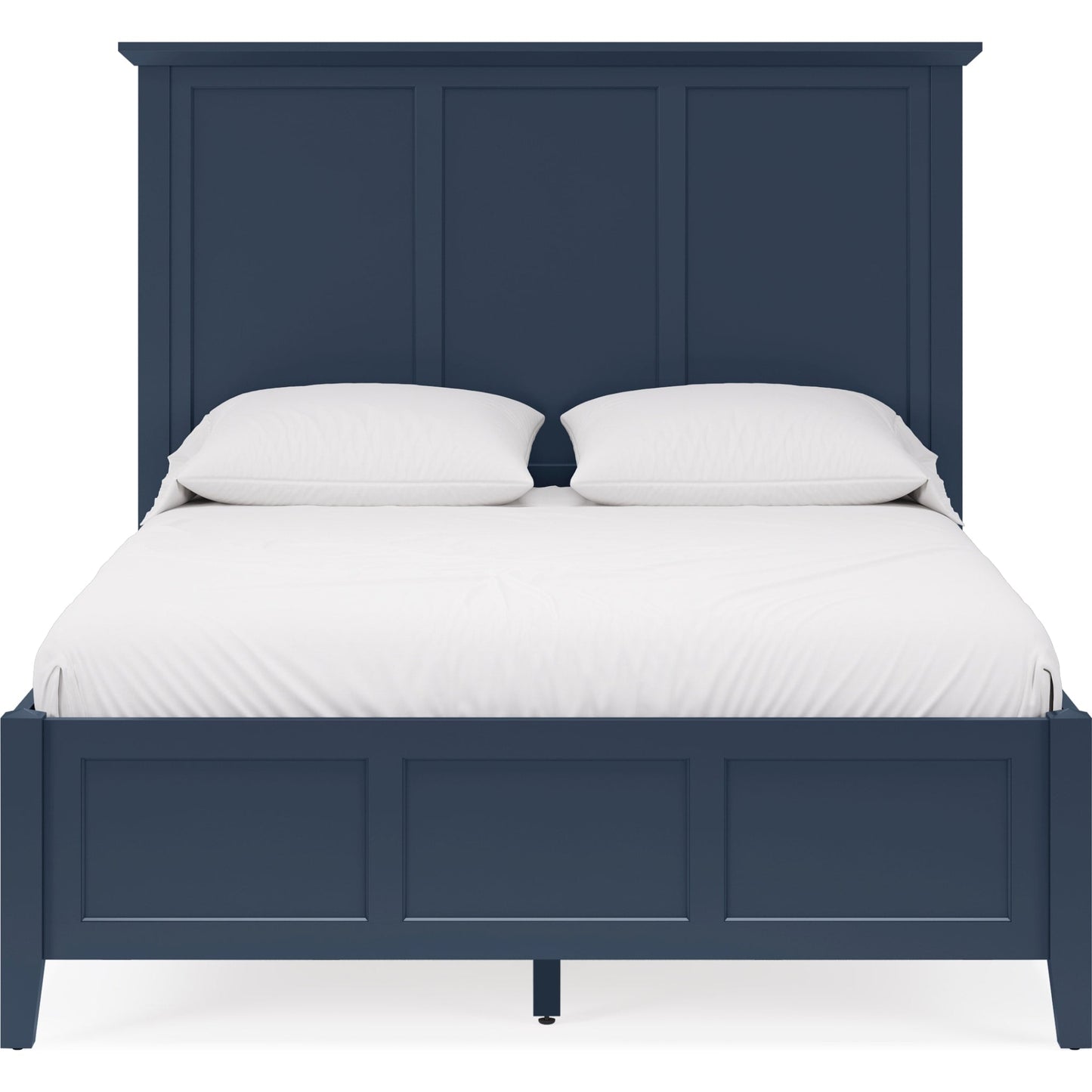 Grace Three Panel Bed in Blueberry
