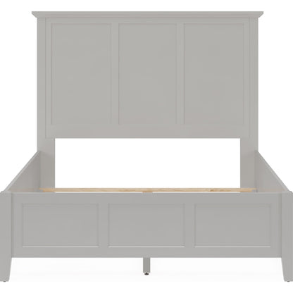 Grace Three Panel Bed in Elephant Grey