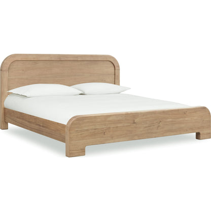 Kione Acacia Wood Platform Bed in Lioness