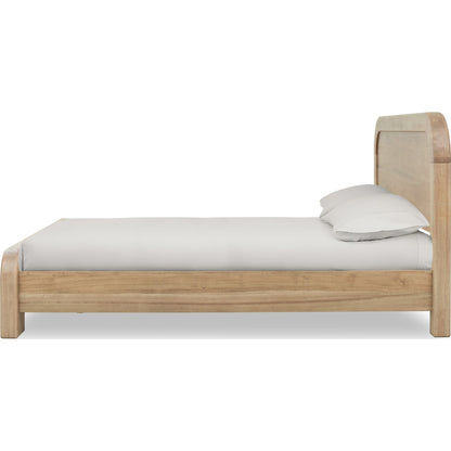 Kione Acacia Wood Platform Bed in Lioness