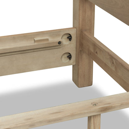 Kione Acacia Wood Platform Bed in Lioness