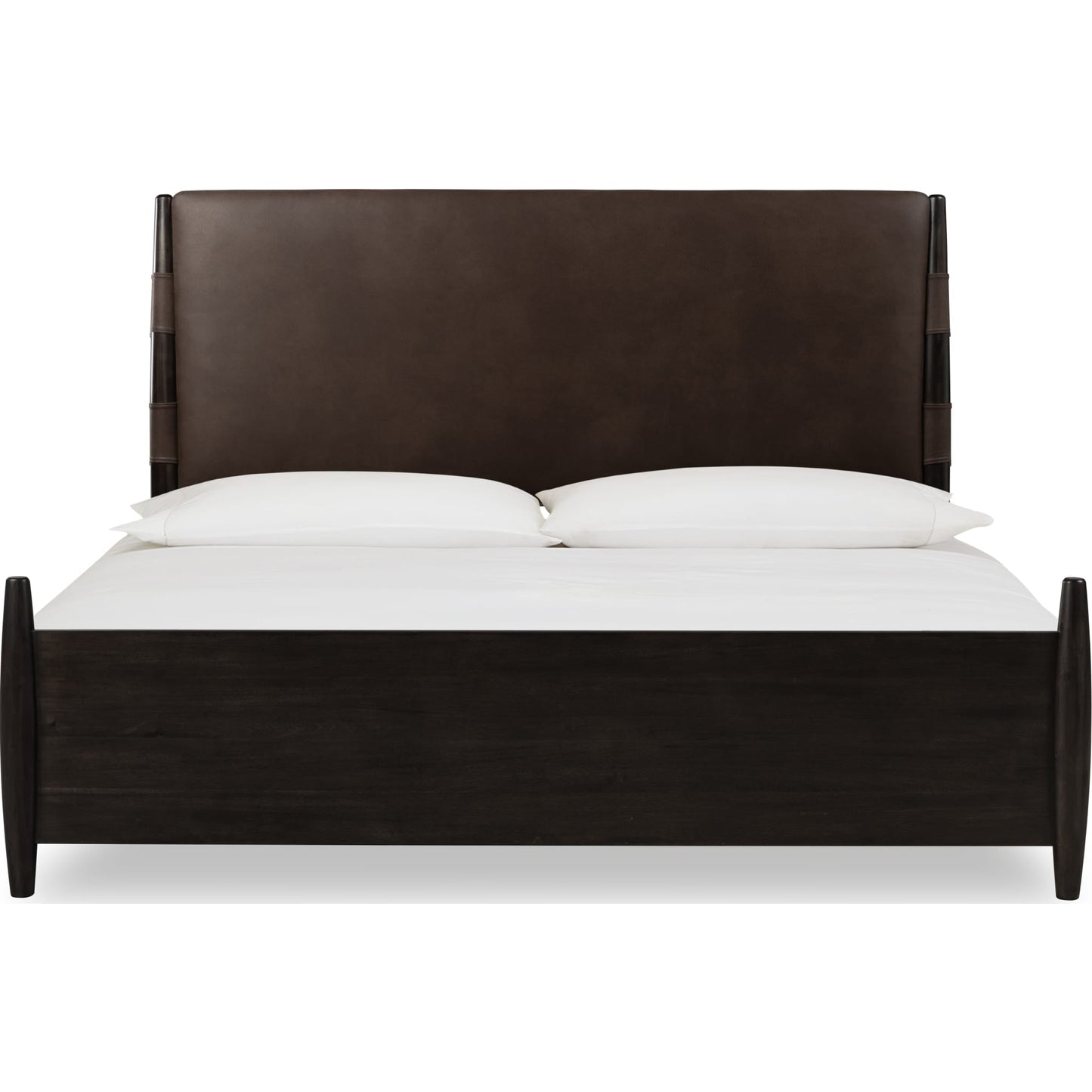 Koko Upholstered Panel Bed in Minx