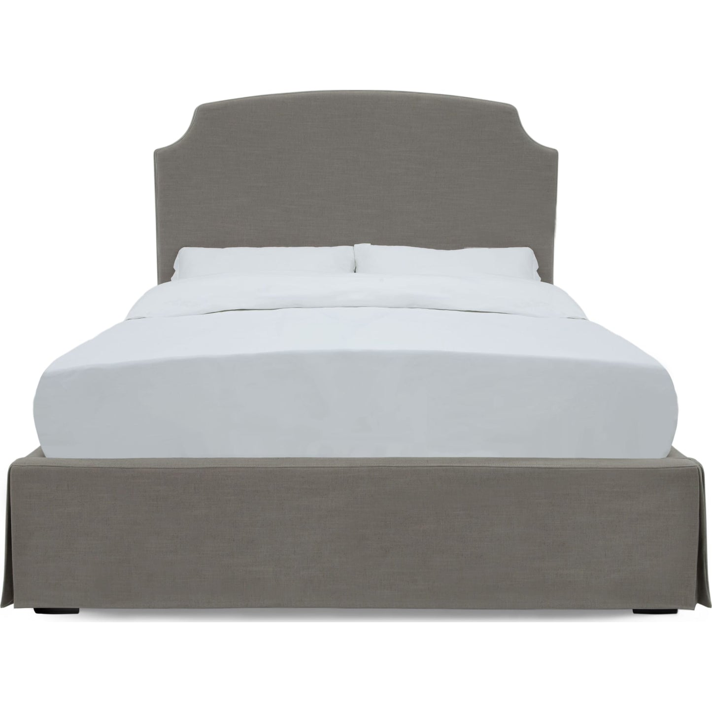 Laurel UpholsteredSkirted Storage Panel Bed in Wheat