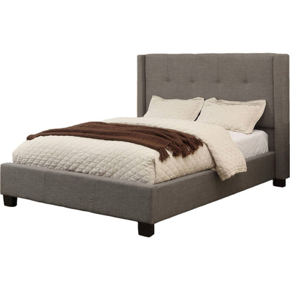 Madeleine Wingback Upholstered Platform Storage Bed
