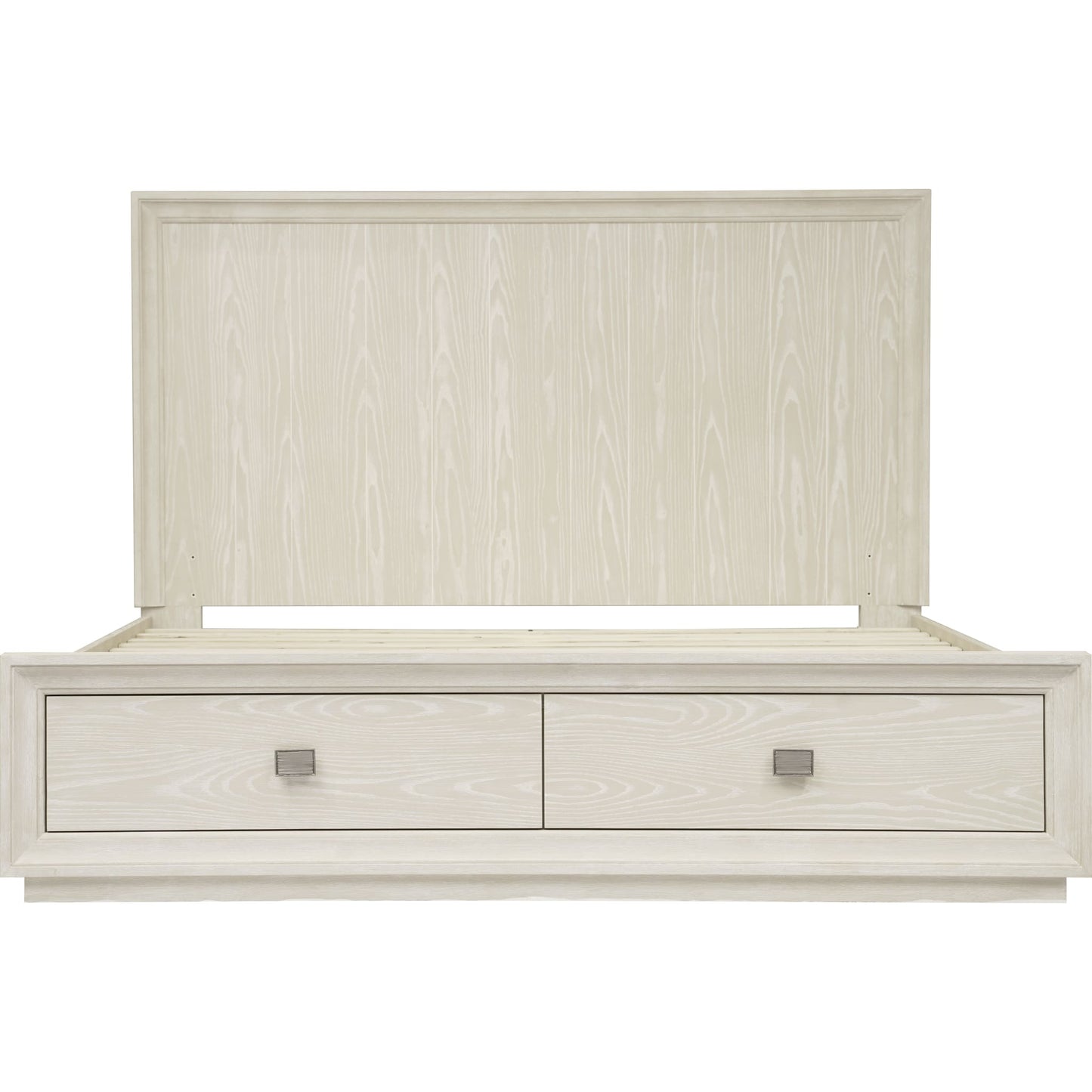 Maxime Two Drawer Footboard Storage Platform Bed In Ash