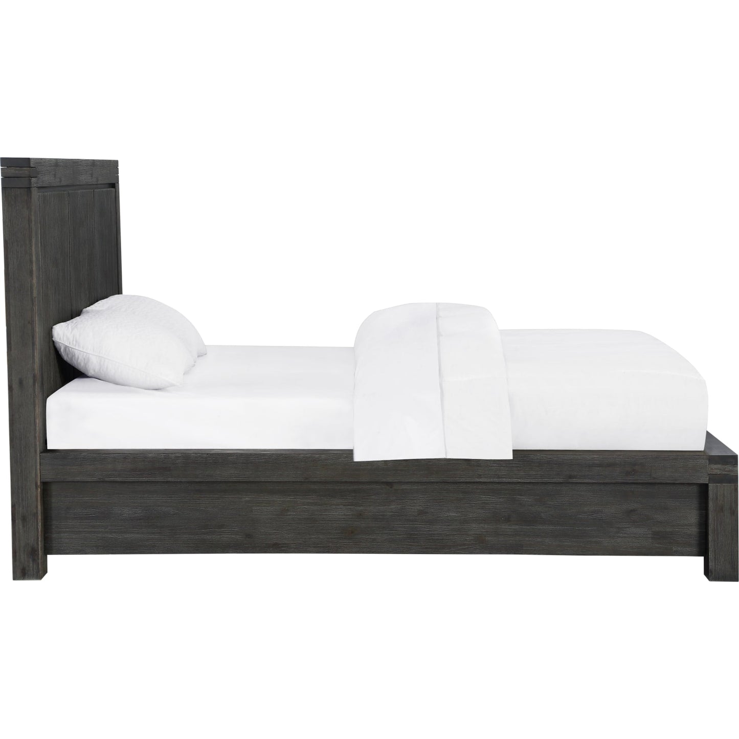 Meadow Solid Wood Footboard Storage Bed in Graphite