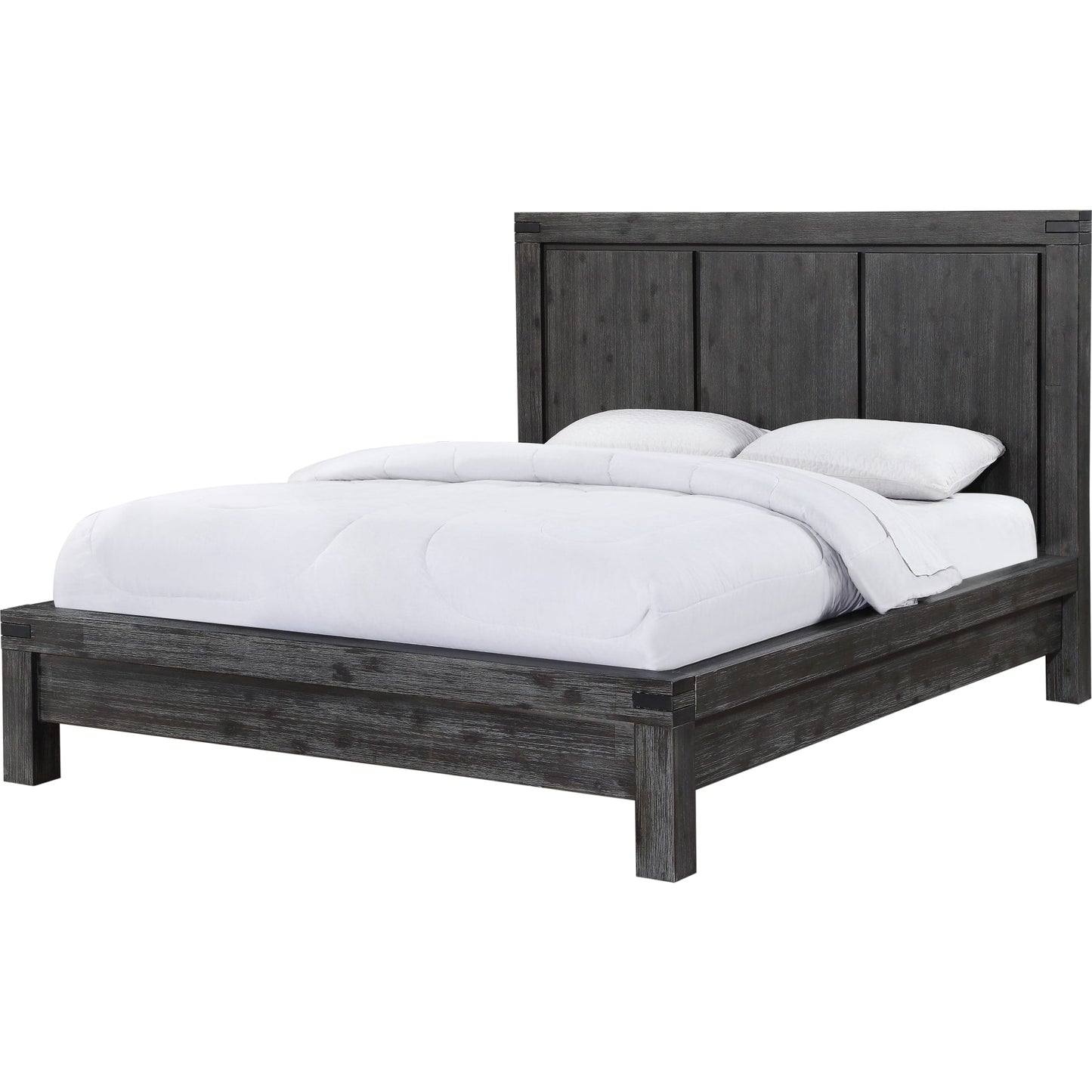 Meadow Solid Wood Platform Bed in Graphite
