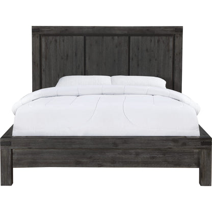 Meadow Solid Wood Platform Bed in Graphite